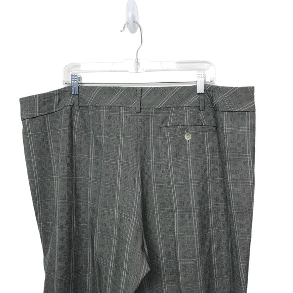 Emma James Gray Check Plaid Dress Pants Size 18W - Picture 5 of 11